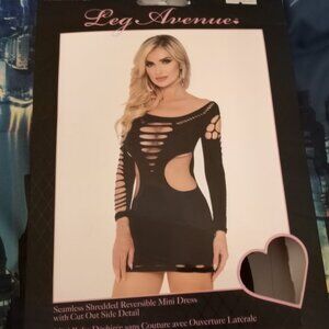 Leg Avenue Seemless Shredded minidress